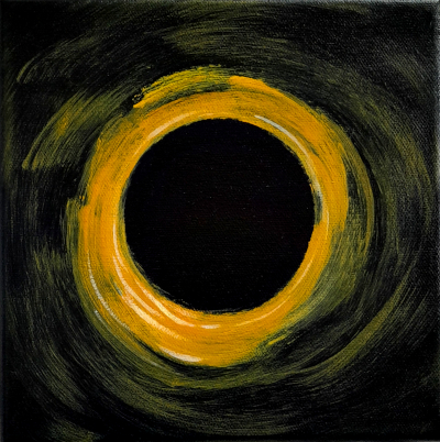 Expressions: V.  Acrylic on 8” x 8” canvas, 2024. $80.